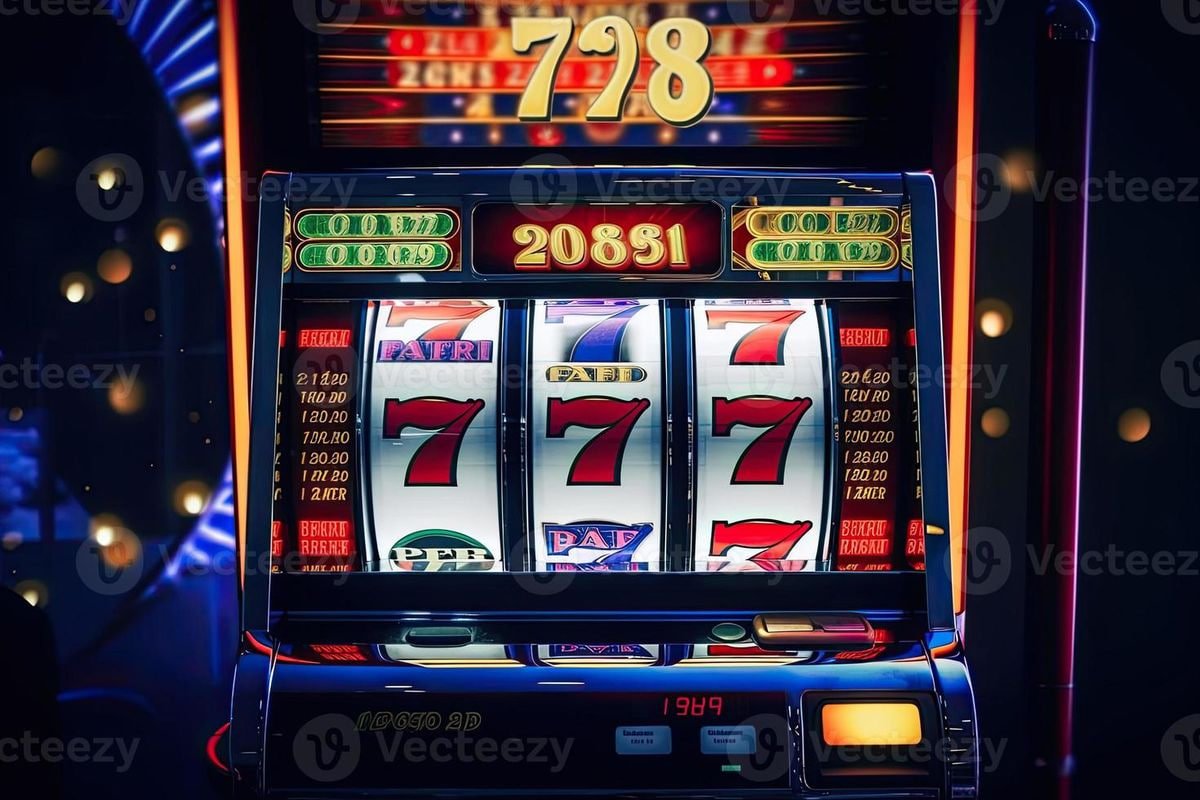 Màn hình game slot online với nhiều biểu tượng và hiệu ứng nổi bật